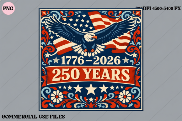 Download USA 250 Years Eagle Flag Graphic Design - Graphic design Collection