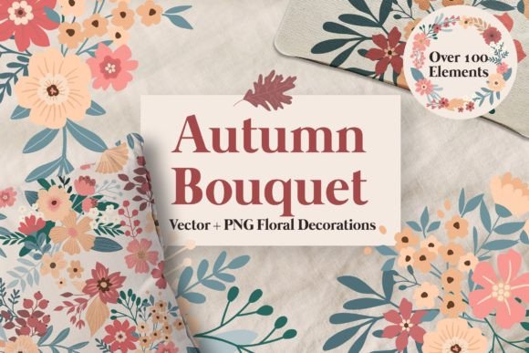 Download Autumn Floral Illustrations - Premium Resources