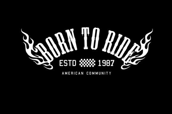 Download Born to Ride Graphic Design - Graphic design Collection