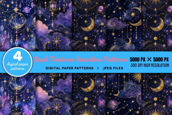 Download Opal Textures Digital Paper Pattern - Premium Resources